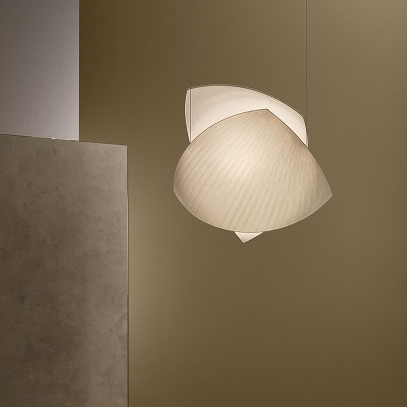 Style géométrique moderne à la lampe à suspension de lampe pendang léger pour salle à manger cafée