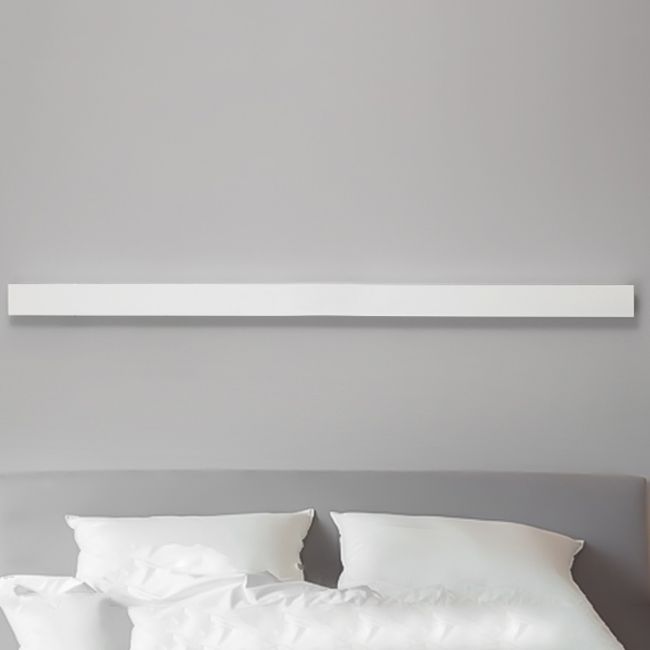 Linear Shape Metal Wall Lighting Idea Modern Style 1 Light Wall Mount Lighting