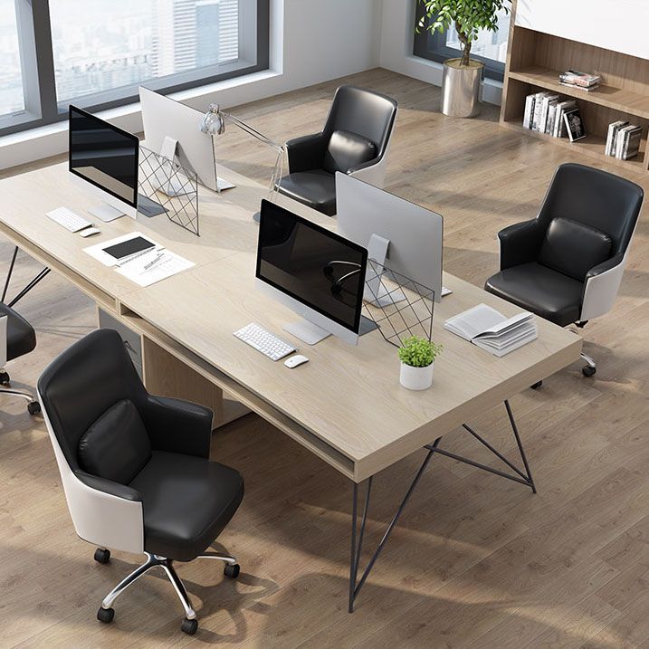 Modern & Contemporary Managers Chair Fixed Arms Height-adjustable Executive Chair