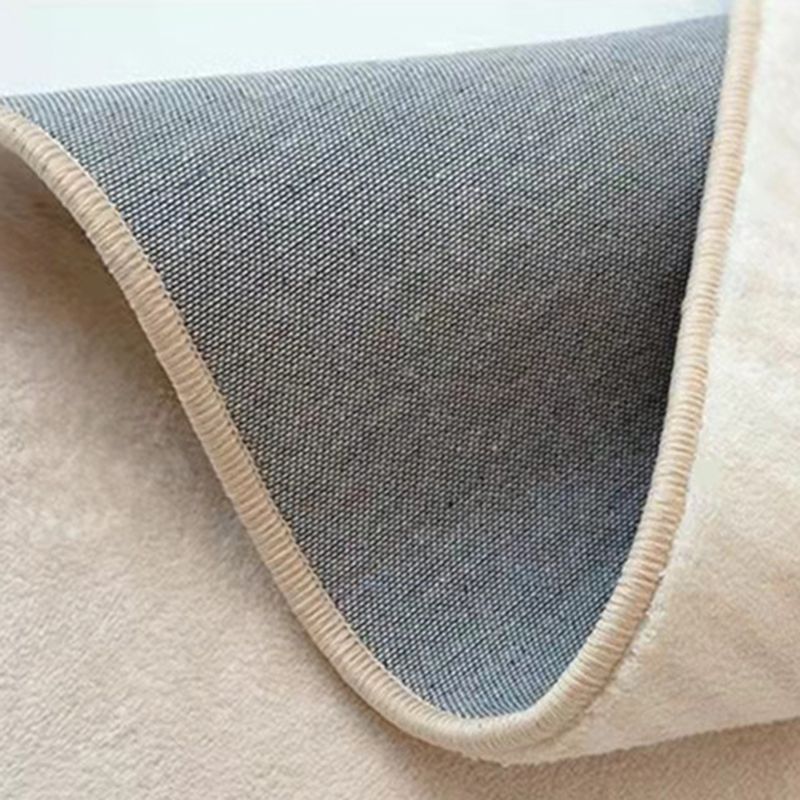 Chic Brown Area Rug Plaid Print Polyester Area Carpet Stain Resistant Rug for Home Decor