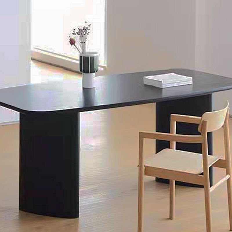 Solid Wood Dinner Table Contemporary Style Dining Table Home Kitchen Desk