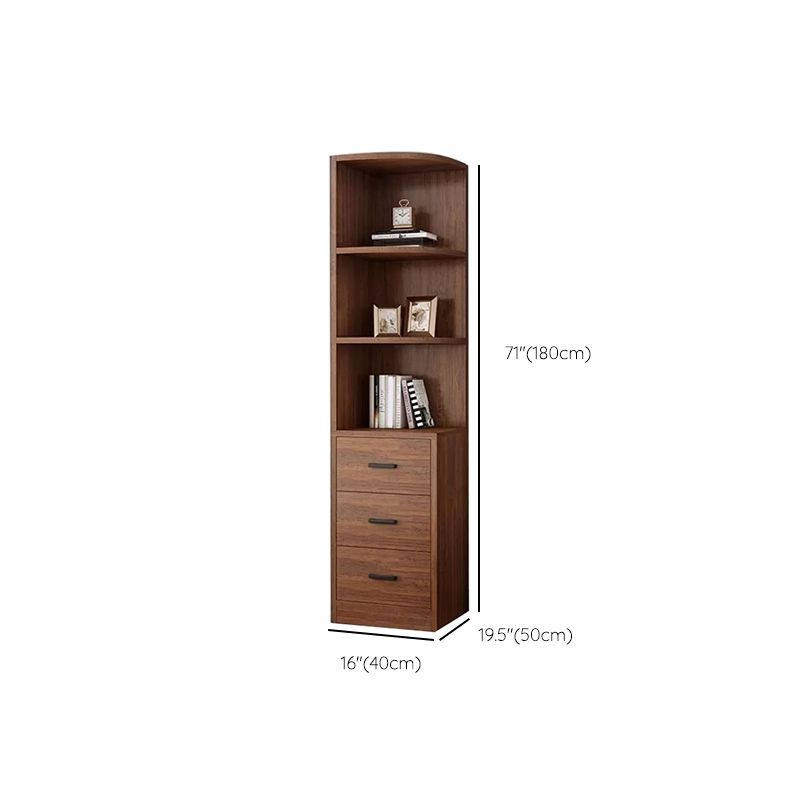 Engineered Wood Wardrobe Armoire Modern Storage Cabinet with Shelves