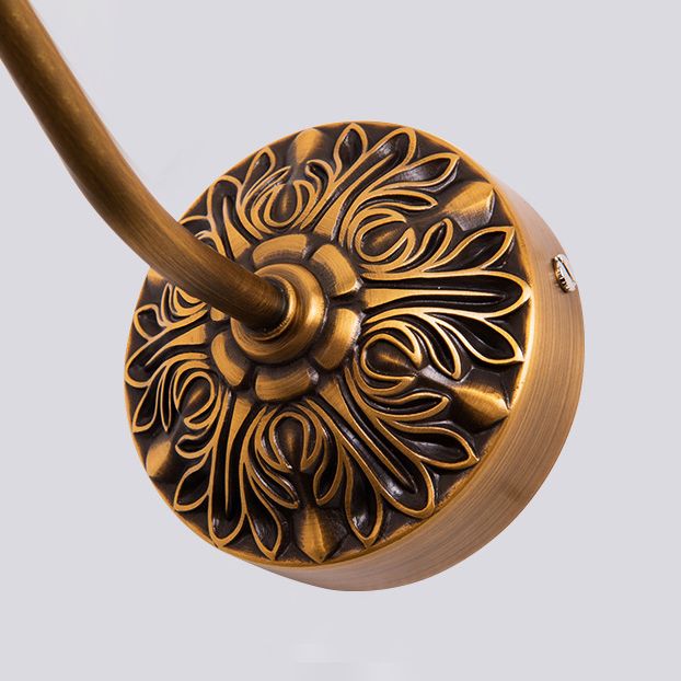 Linear Wall Sconce Lights Mid Century Metal 1 Light Sconce Light Fixture for Bathroom