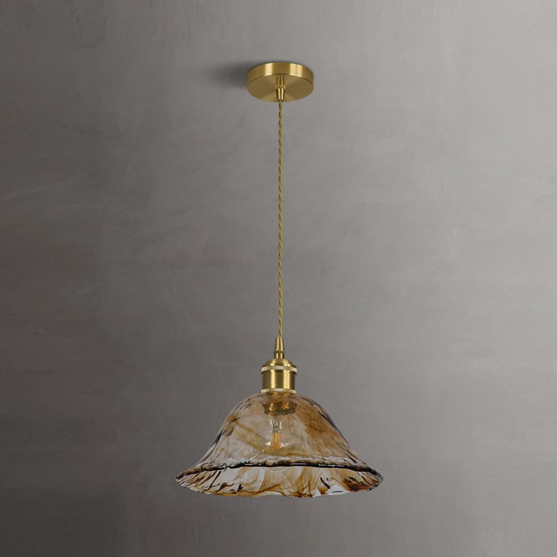 Kit de lampe suspendue en cuivre moderne