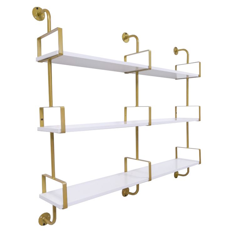 Modern Wooden Wall Mounted Bookshelf Floating Storage Bookcase