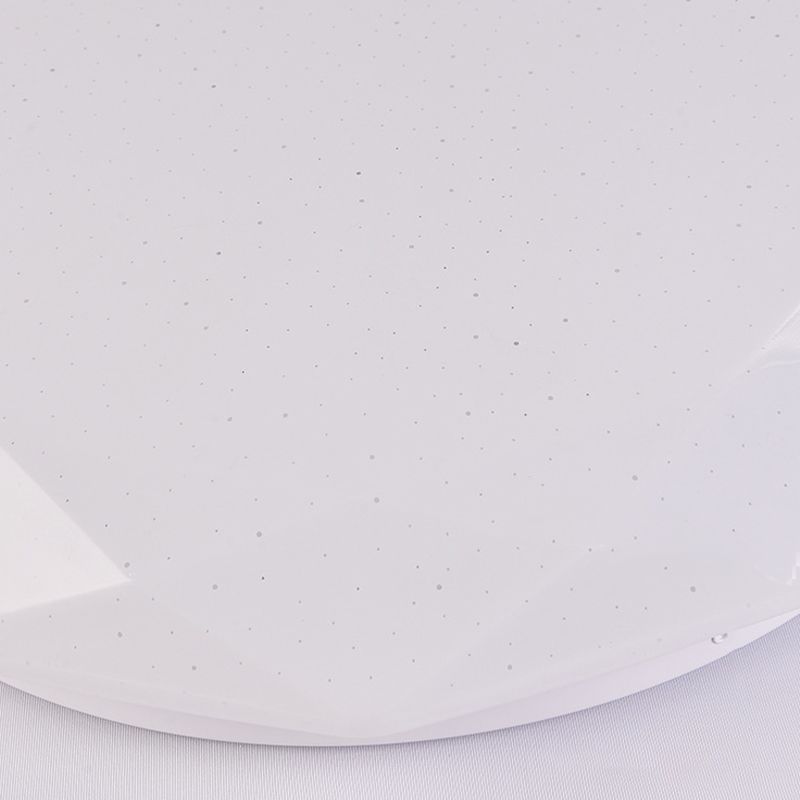 White LED Ceiling Light Modern Ceiling Mount Light with Acrylic Shade for Balcony