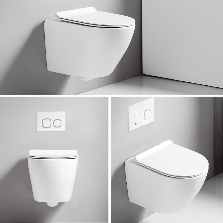 Wall Mount Flush Toilet Single Flush Modern One-Piece Toilet Urine Toilet