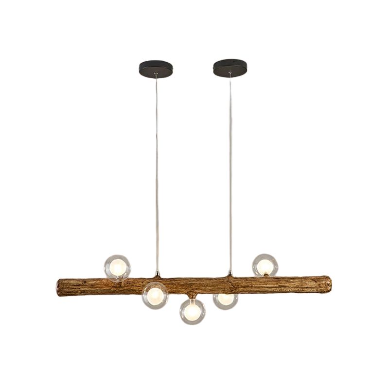 Glass Island Lighting Fixture Modern Style Pendant Lighting Fixture