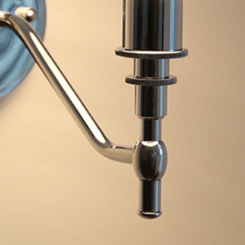 Metal/Glass Wall Light Industrial Polish Finish Lighting for Home