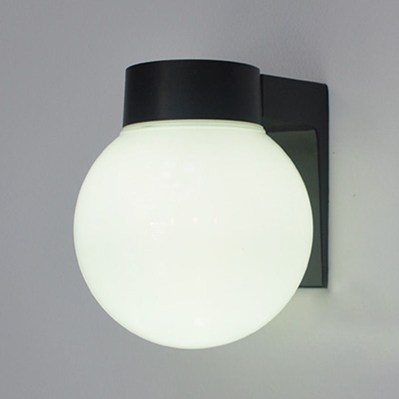 Kugelform Glaswand Licht moderner Stil 1 Leicht Wandmontaged Beleuchtung