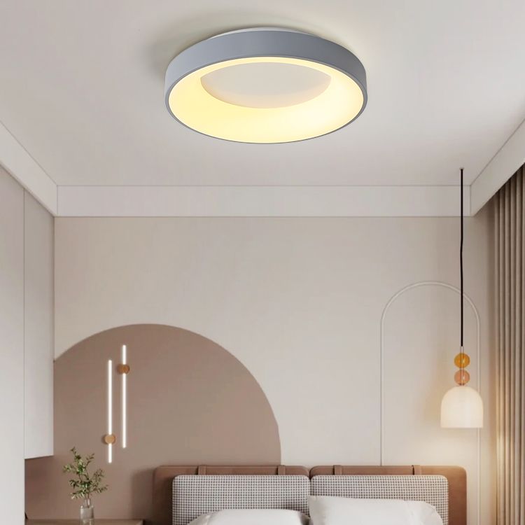 Modern Simple LED Ceiling Light Ring Shaped Corridor Aisle Flush Mount Lamp