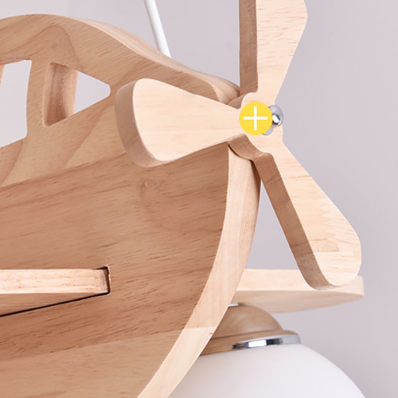 Flugzeug Kronleuchterleuchte moderne Holzheizbeleuchtung für das Restaurant