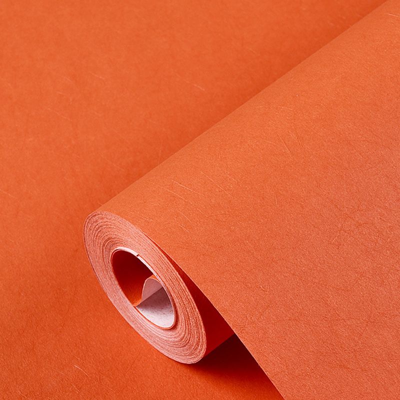 Papier peint couleur unie, décoration murale simple et texturée lisse pour salon