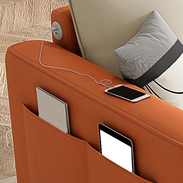 39" Wide Scandinavian Sofa Futon White Pillow Included Sleeper Sofa