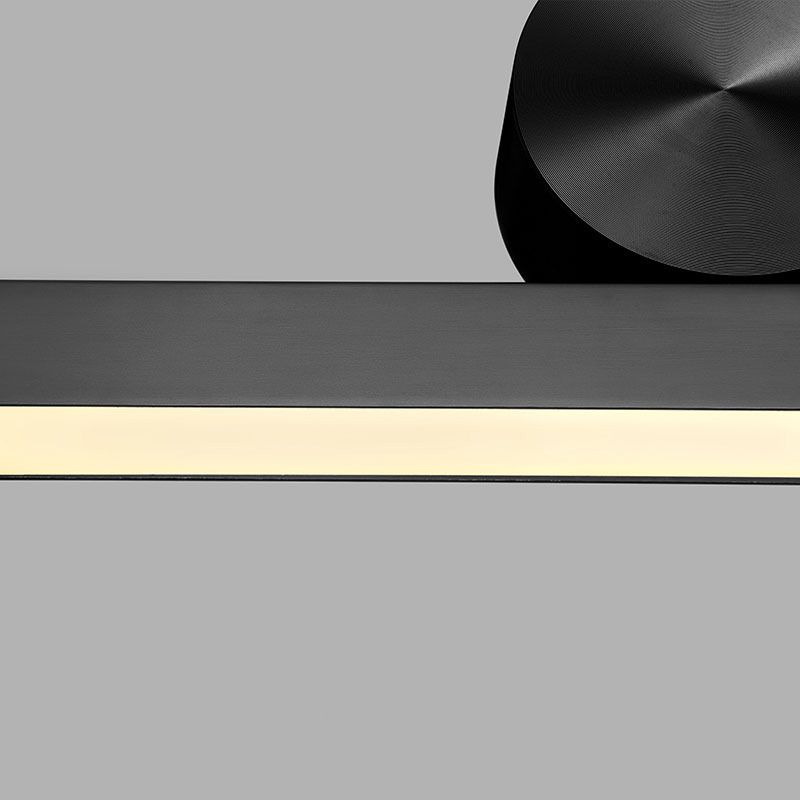 Linear Island Lighting Metallic Contemporary Simplicity Pendant Lighting Fixtures for Restaurant