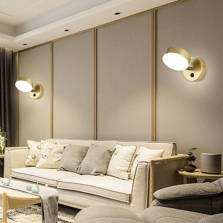 Acrylic Contemporary Wall Sconce 1-Light Wall Mounted Lighting for Bedroom