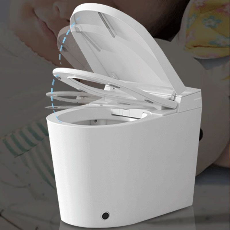 Contemporary Flush Toilet Floor Mounted One-Piece Toilet Porcelain Urine Toilet