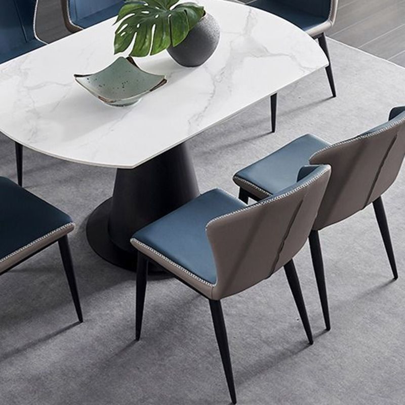 Sintered Stone Top Dining Table Round Dining Table for Dining Room