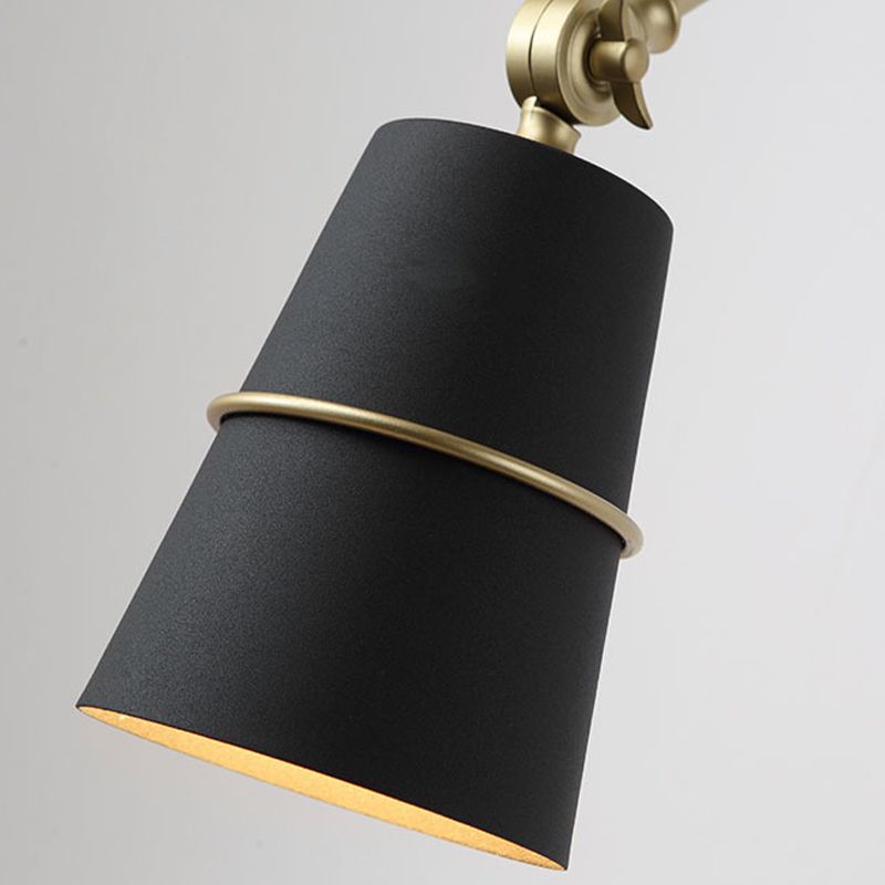 Metal Geometric Shape Wall Light Industrial Style 1 Light Wall Light Sconce