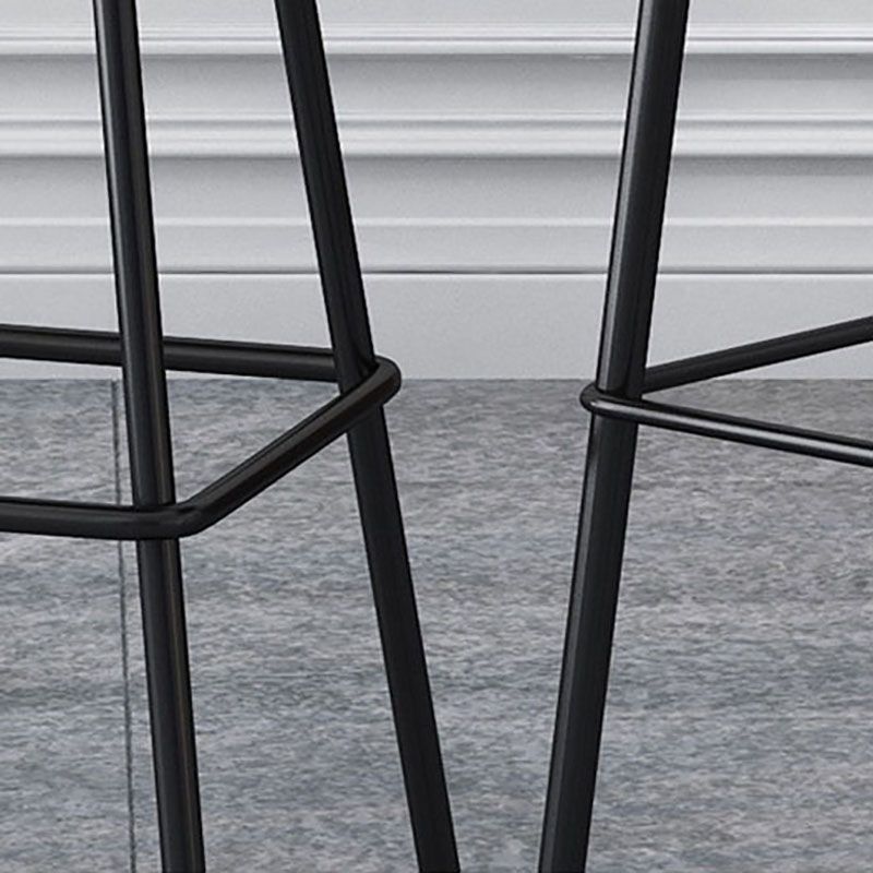 Industrial Style Iron Bar Table Square Top Indoor 4 Legs Bistro Table - 23"W x 41"H