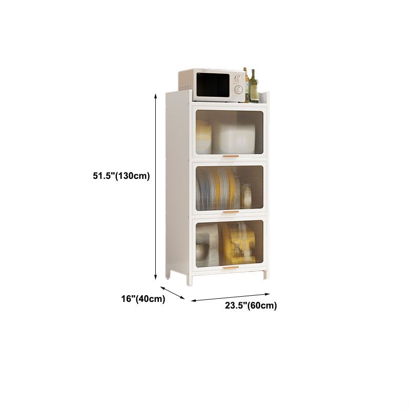 Closed Bookshelf Modern Metal Bookshelf Home Living Room Bookcase with Doors