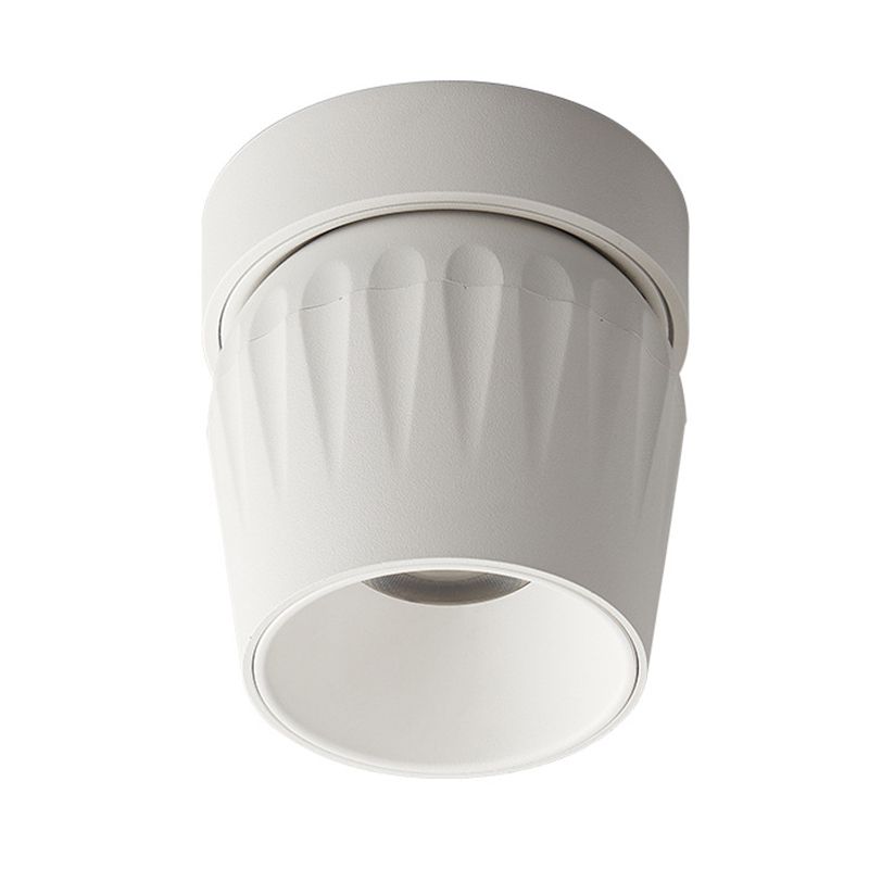 1 Light Cylinder Flush Light Simplicity Metal Flush Mount Lights