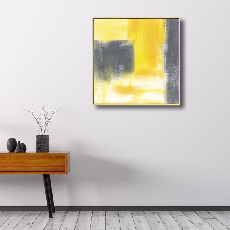 Moderne kunststijl abstract schilderij canvas lichte kleur aquarel wanddecoratie, meerdere maten
