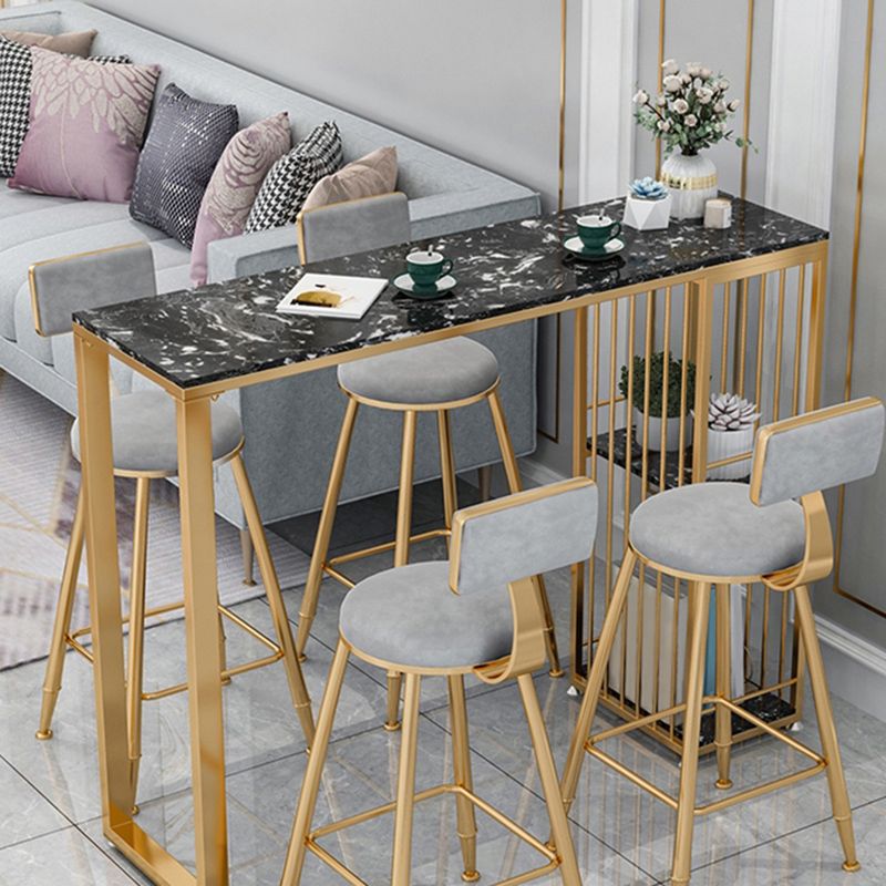 1/2/3 Pieces Bar Stool and Table Set Contemporary Pub Dining Set