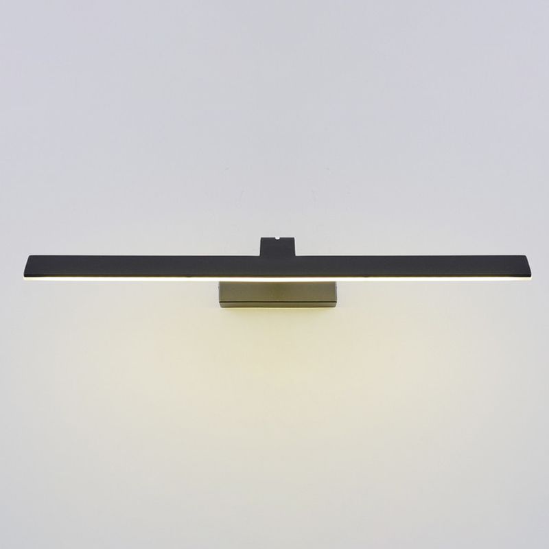 Illuminazione a parete lineare, moderno illuminazione da parete in metallo a LED con ombra acrilica