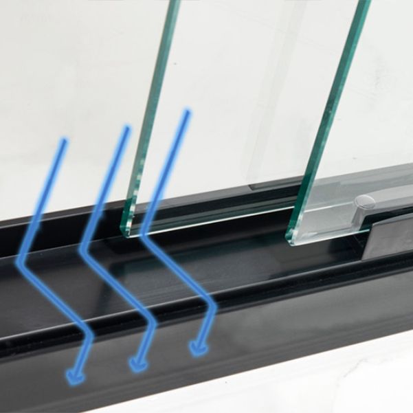 Transparent Tempered Shower Bath Door Hinged Shower Bath Door