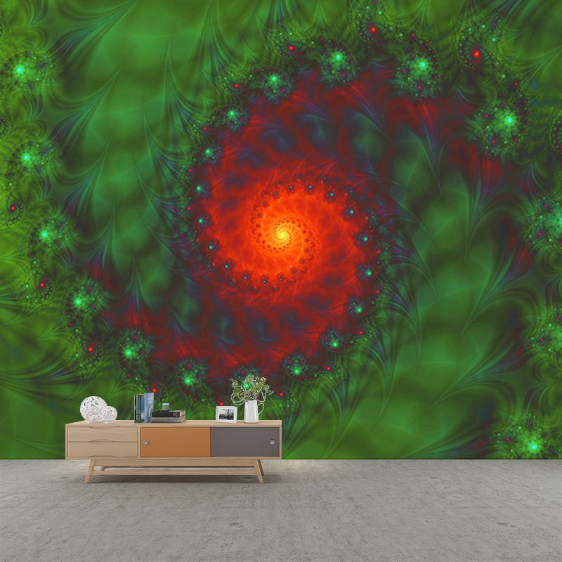 Swirl Abstraction Minimalist Wall Covering for Living Room, Customized Size Available