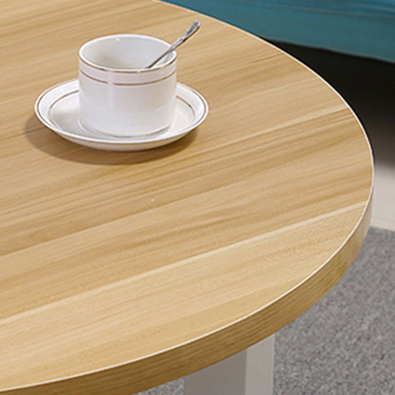 Wood Single Coffee Table No Distressing Coffee Table with Shelf