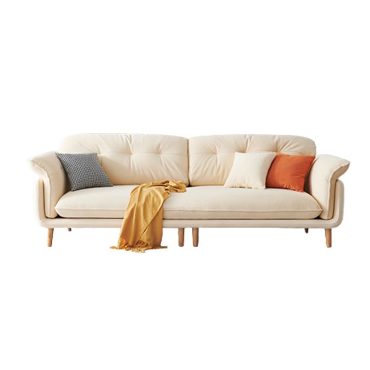 Modern Faux Leather Sofa Bed Pillow Top Arm Sofa for Living Room