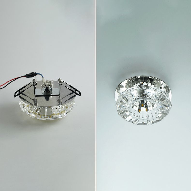 Accesorio de iluminación geométrico del techo de la iluminación rasante contemporánea del soporte con el diámetro del agujero 2-3.5"