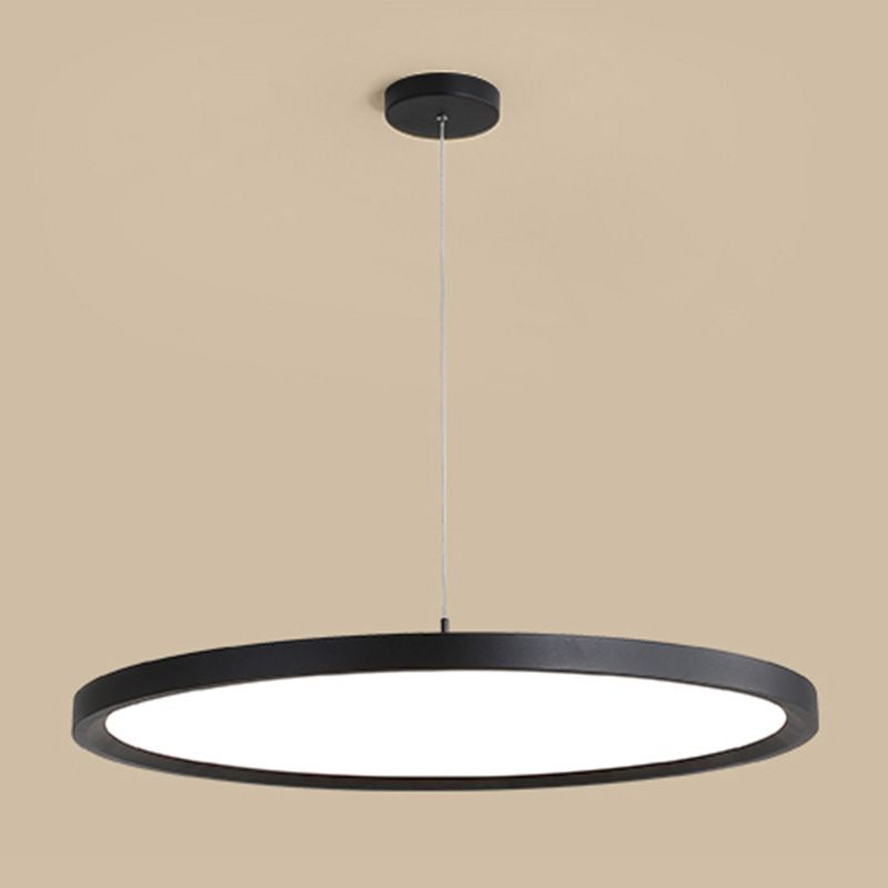 Contemporary Simple Style One Light LED Pendant Lighting for Study Room
