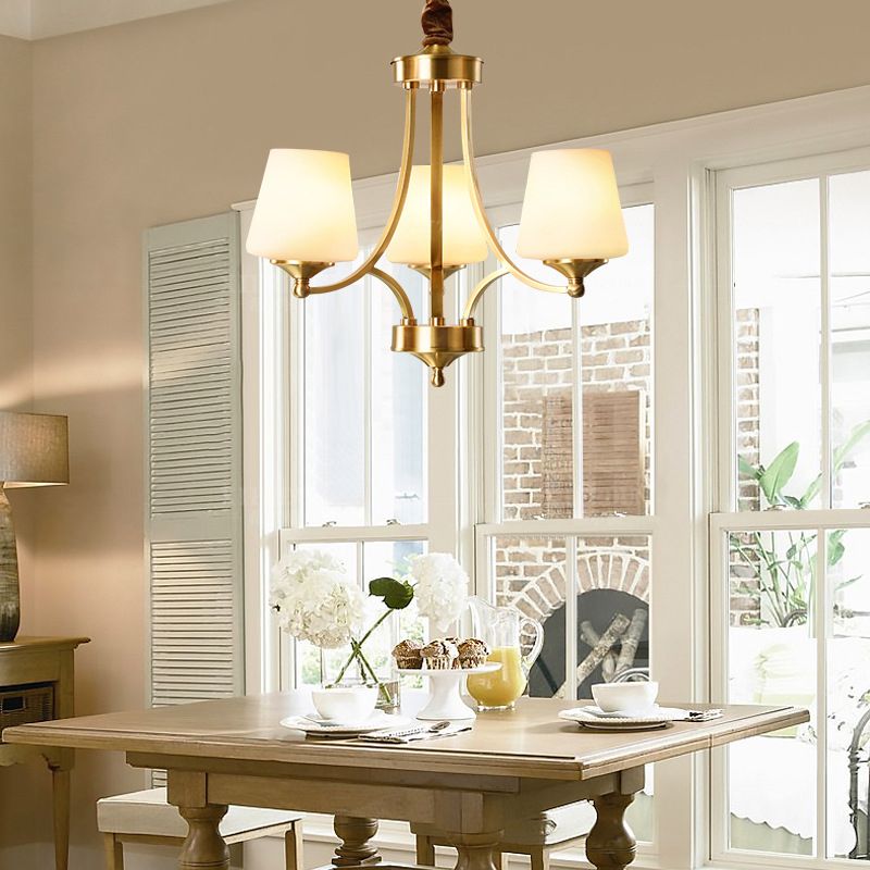 Starburst Frosted Glass Chandelier Pendant Light Antique Living Room Chandelier Lighting