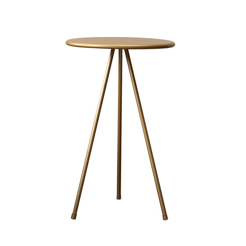 Metal White/green/black/gold 3 Legs Base Design Round Coffee Table