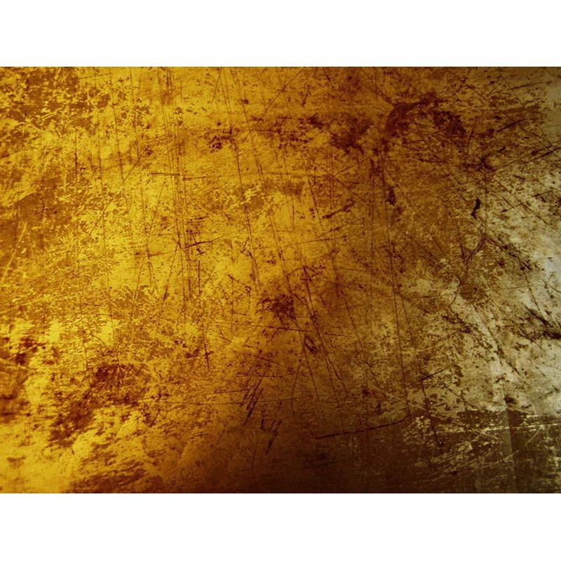 Steampunk Rusted Steel Mural Decal Dark Color Stain Resistant Wall Art for Garage