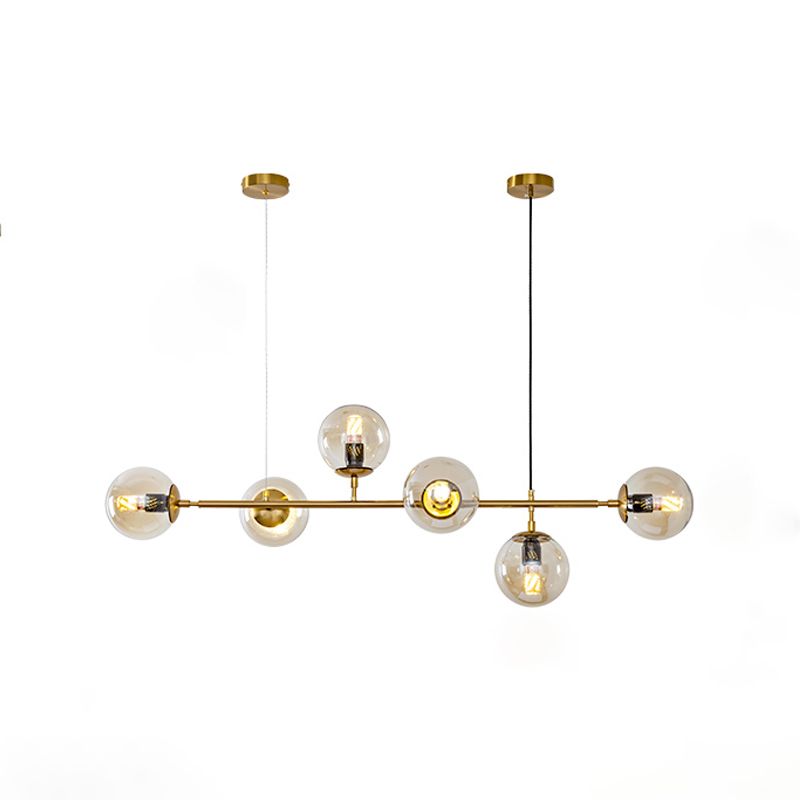 Modern Style Dining Pendant Lamp Kitchen Dining Room Glass Shade Hanging Light Fixture