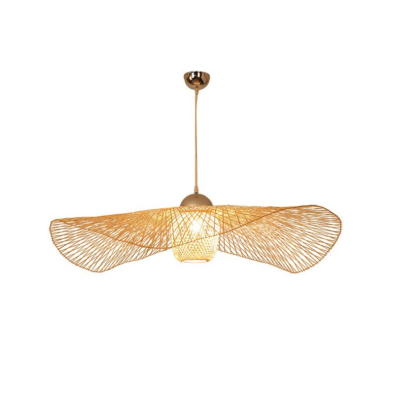 Twist Twist Twist Ciptenant Lighting Fishtures Rattan Hanging Light con cavo sospeso per il ristorante