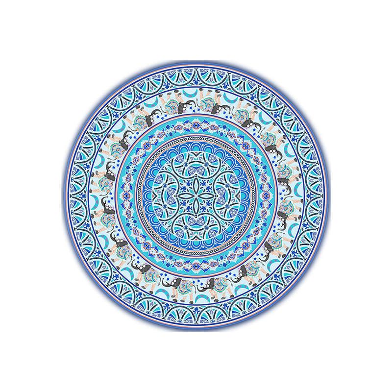 Tappeto di tappeto di tappeto di elefante etnico vintage per arredamento per la casa