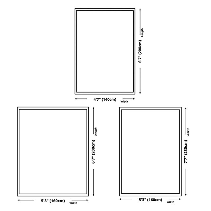 Bold Abstract Pattern Carpet Washable Trendy Area Rug Polyster Non-Slip Backing Rug for Living Room