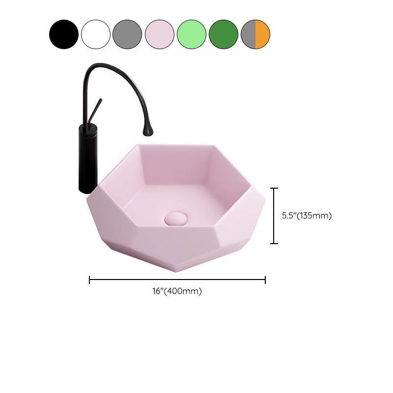 Modern Specialty Wash Stand Porcelain Vessel Lavatory Sink for Home