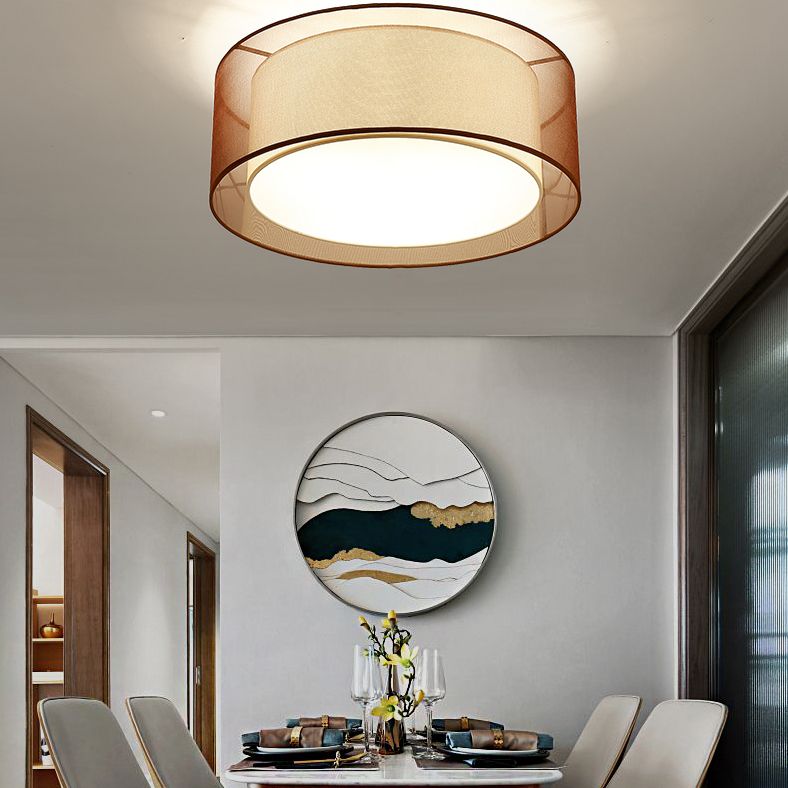 Traditionele stijl inbouwtrommelvorm inbouwplafondarmatuur voor woonkamer