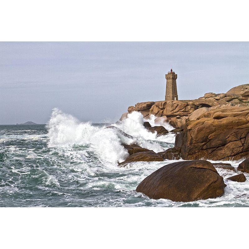 Photography Nautical Mural Wallpaper Lighthouse Scene Bathroom Wall Murals