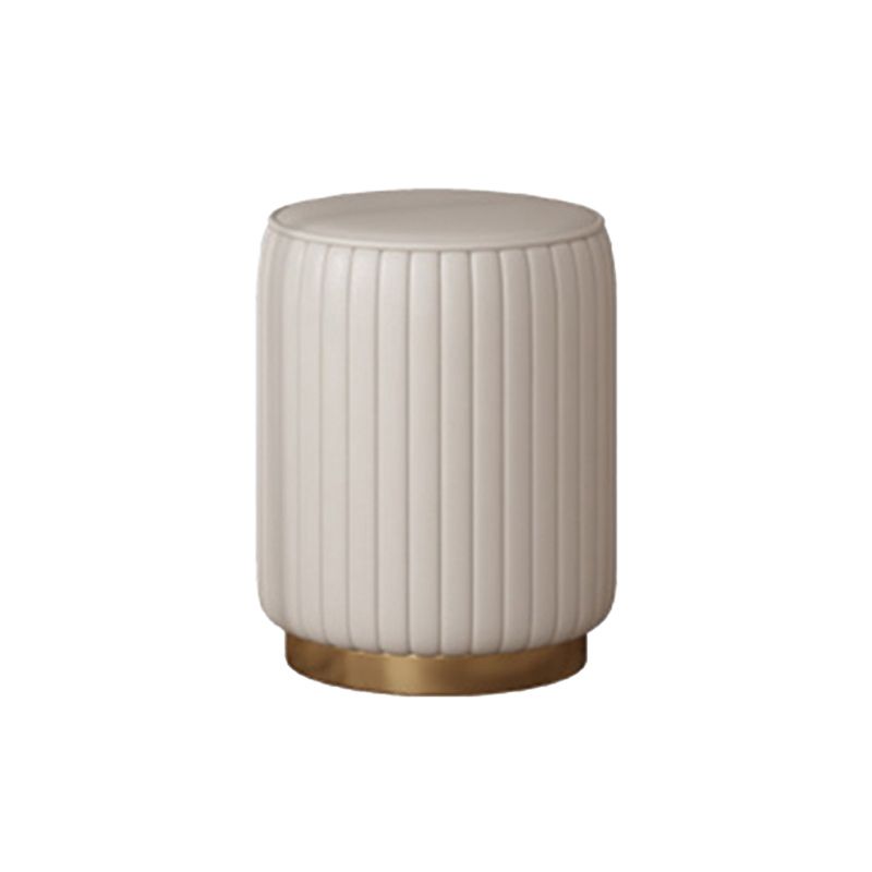 Contemporary Bedroom Storage Box Bright White Straight Feet Vanity Desk