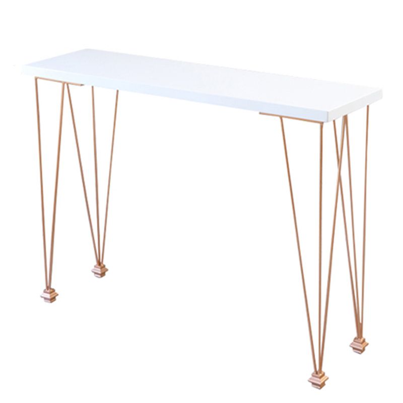 Modern Solid Wood Bar Dining Table Rectangle Bar Table for Kitchen