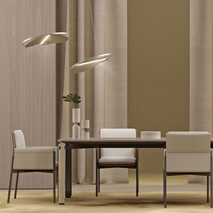 Upholstered Matte Finish Dining Chair Designer Style Home Solid Back Arm Chair