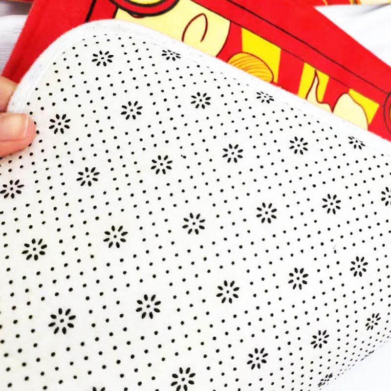 Creative Geometry Rug Rectangle Shape Stain Resistant Shape Rug for Home Decor