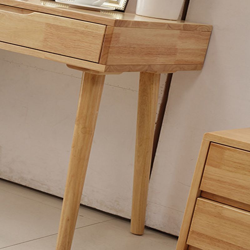 Contemporary Solid Wood Make -up Tables Vanity with 1 Drawer